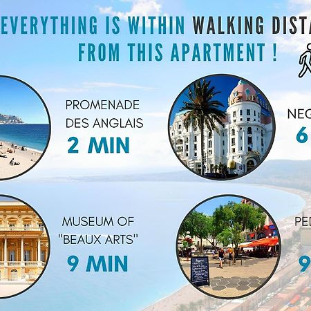 Appartement Claudia - Central - Very Close To Sea - Calm - Ac Nice Extérieur photo